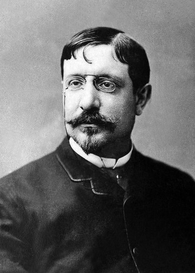 Portrait of Jean Joseph Constant dit Benjamin Constant (1845-1902), French orientalist painter and engraver by Unknown photographer