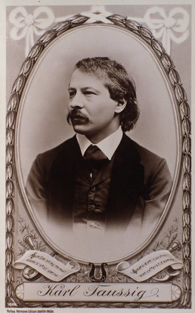 Portrait of Karl Taussig (engraving) by Unknown photographer