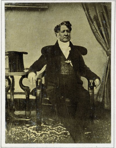 Portrait of Louis Philippe I (1773 - 1850) in 1845 by Unknown photographer