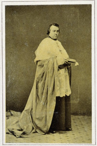 Portrait of Monseigneur Lavigerie (1825 - 1892) in 1869 by Unknown photographer