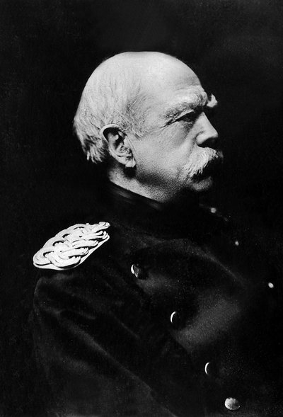 Portrait of Otto Eduard Leopold von Bismarck (1815-1890), Chancellor of Prussia and the German Empire by Unknown photographer
