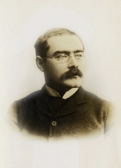Portrait of Rudyard Kipling, English Writer by Unknown photographer