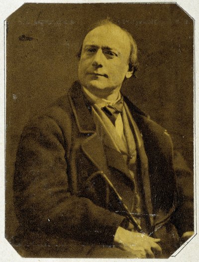 Portrait of Theodore de Banville in 1873, French poet (1823 - 1891) by Unknown photographer