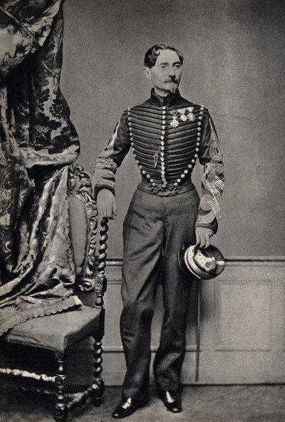 Portrait of a French Army Commander. Photography, late 19th century, Paris. Coll. Selva by Unknown photographer