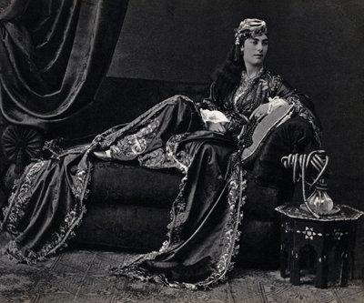 Portrait of a Turkish lady by Unknown photographer