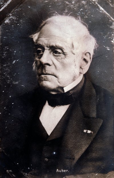 Portrait of English Composer Daniel Francois Esprit Auber (1782-1871) by Unknown photographer