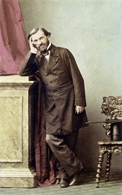 Portrait of the Italian composer Giuseppe Verdi by Unknown photographer