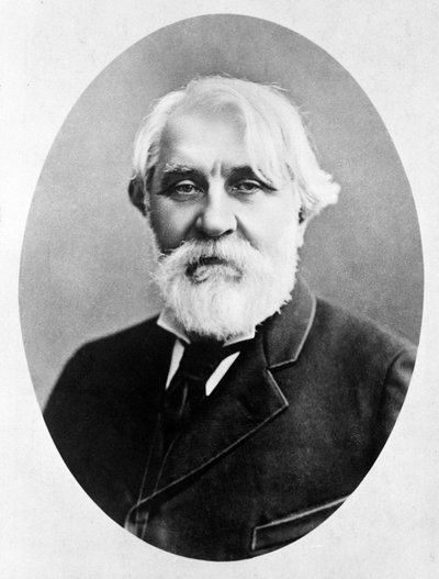 Portrait of the Russian writer Ivan Turgeniev (1818 - 1883) by Unknown photographer