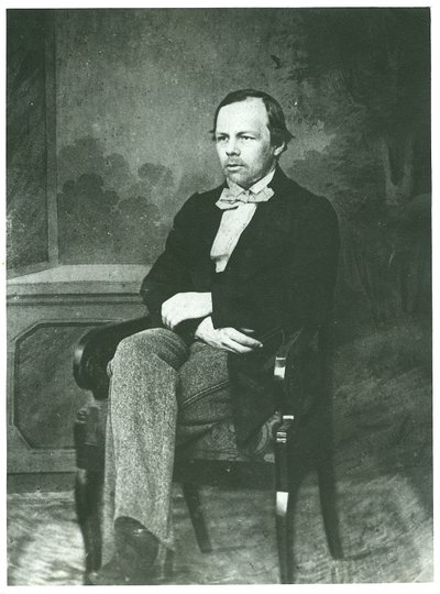 Portrait of Fyodor Mikhaylovich Dostoyevsky (1821-1881) by Unknown photographer