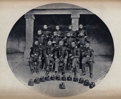 Portrait of the Firefighters of the 22nd Line by Unknown photographer