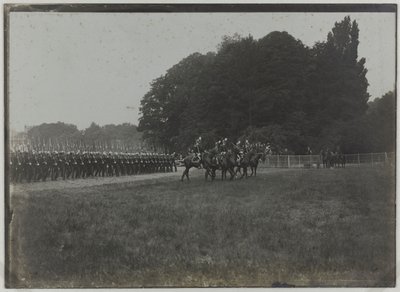 Revue of July 14, Parade of the Saint-Cyr School, Paris, c.1900 by Unknown photographer