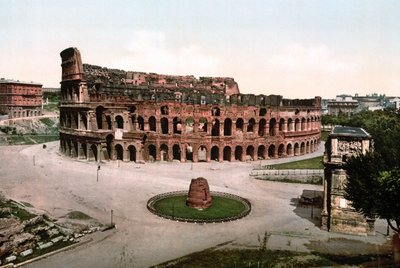 Rome. View of the Colosseum. Photochrome sd. around 1900. by Unknown photographer