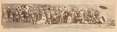 The East Indian Railway Rifle Volunteers at Their Camp of Exercise by Unknown photographer