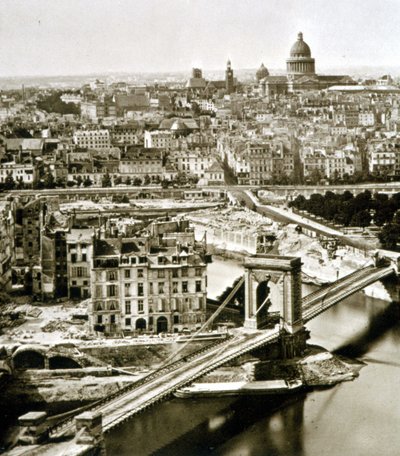 The great works of Paris: the piercing of Rue du Bellay by Unknown photographer
