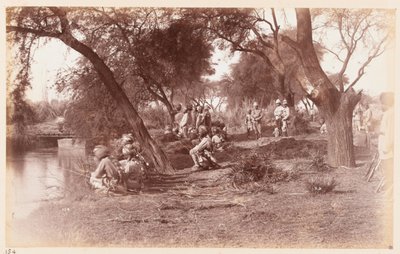 The Seizure of Alipur Canal Bridge by Guides Cavalry, Delhi Camp of Exercise, 1885 by Unknown