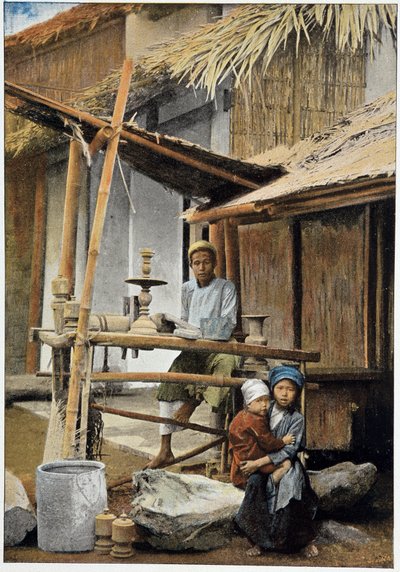 Turner, craftsman of Tonkin. Engraving late 19th century by Unknown photographer