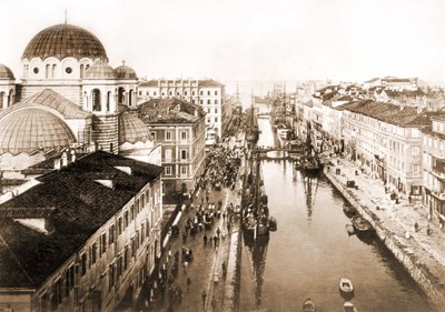 View of the city of Trieste at the end of the 19th century by Unknown photographer