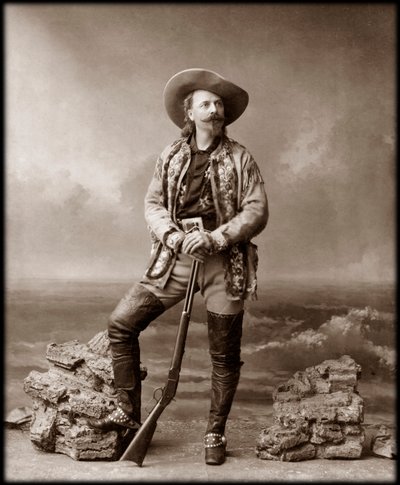 William Frederick Cody - Known as Buffalo Bill - Portrait of Buffalo Bill, Colonel William Cody by Unknown photographer