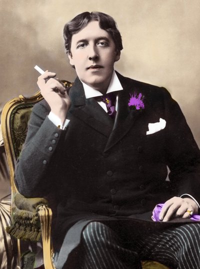 Portrait of Oscar Wilde. 19th century photograph by Unknown photographer