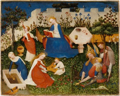 The Little Garden of Paradise by Upper Rheinish Master