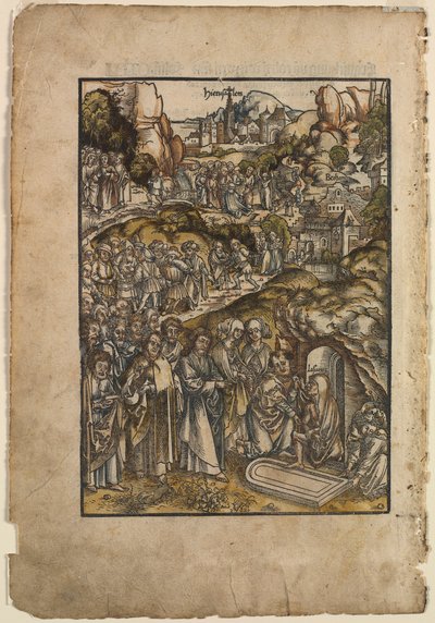 The Passion: The Raising of Lazarus, before 1508 by Urs I Graf