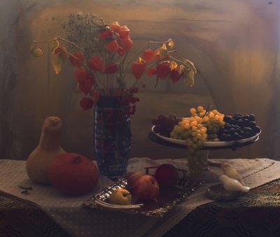 Autumn Fruit Still Life by UstinaGreen