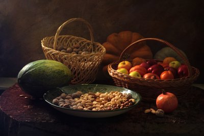 Autumn Fruit Still Life by UstinaGreen