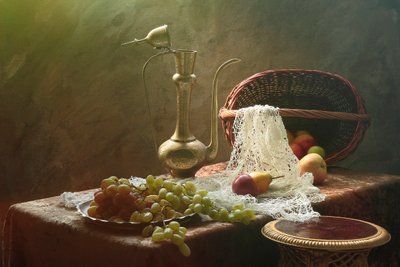 Bountiful Fruit Still Life by UstinaGreen