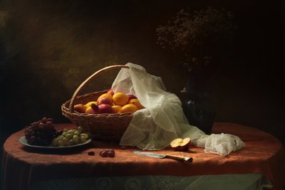 Classic Fruit Still Life by UstinaGreen