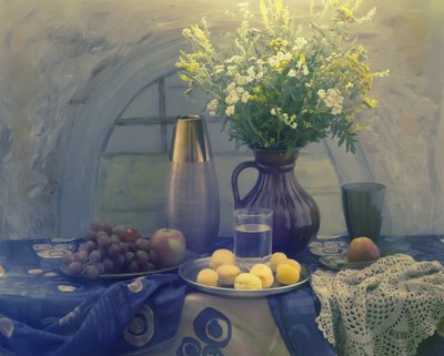 Wildflowers and Fresh Fruit by UstinaGreen