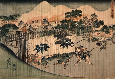 The Soga Brothers Killing Ten Enemies by Utagawa Kunisada