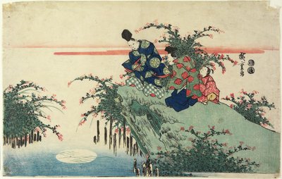 Reflection of Moon, early 19th century by Utagawa Hiroshige