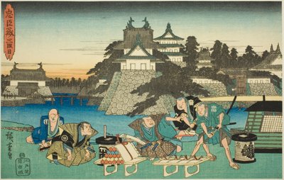 Act 3, from the series The Revenge of the Loyal Retainers by Utagawa Hiroshige