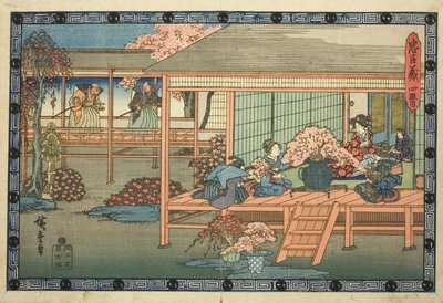 Act 4 (Yondanme) (detail) by Utagawa Hiroshige