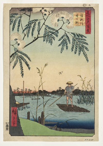 Ayase River and Kanegafuchi, 1857 by Utagawa Hiroshige