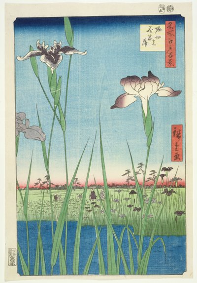 Irises at Horikin, No.56 in the series 