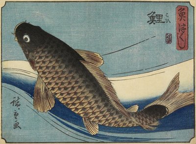 Carp, 1830-1844 by Utagawa Hiroshige