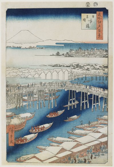 Clear Weather After Snow, Nihonbashi Bridge, May 1856 by Utagawa Hiroshige
