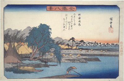 Clearing Weather at Susaki: Eight Views of Kanazawa by Utagawa Hiroshige