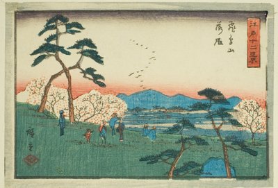 Descending Geese at Asuka Hill, from the series 