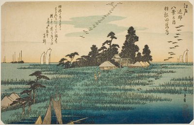 Descending Geese at Haneda, from the series 