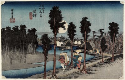 Dusk at Numazu, c. 1833 by Utagawa Hiroshige