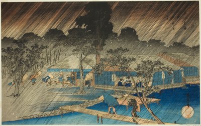 Evening Shower at the Bank of Tadasu River, from the series 
