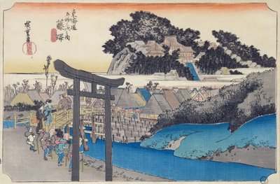 Fujisawa: the Yugyo-ji, or Shojoko-ji, Buddhist Temple of the Ji Sect, from the Series 