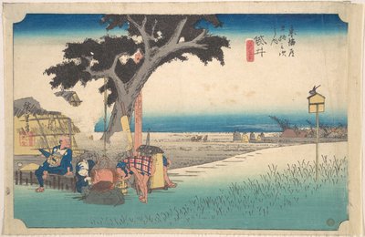 Fukuroi; The Teahouse by Utagawa Hiroshige