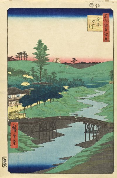 Furukawa River, Hiroo by Utagawa Hiroshige