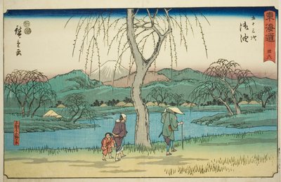 Goyu: Motono Plain along the Old Road—No. 36, from the series "Fifty-three Stations of the Tokaido" by Utagawa Hiroshige