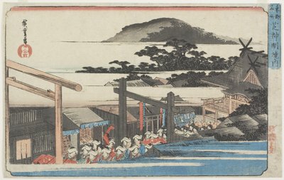 Ground of Shinmei Shrine of Shiba, 1832-1834 by Utagawa Hiroshige