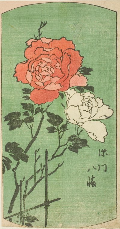 Hachiman Shrine in Fukagawa, section of a sheet from the series 