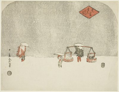 Heavy Snow by Utagawa Hiroshige